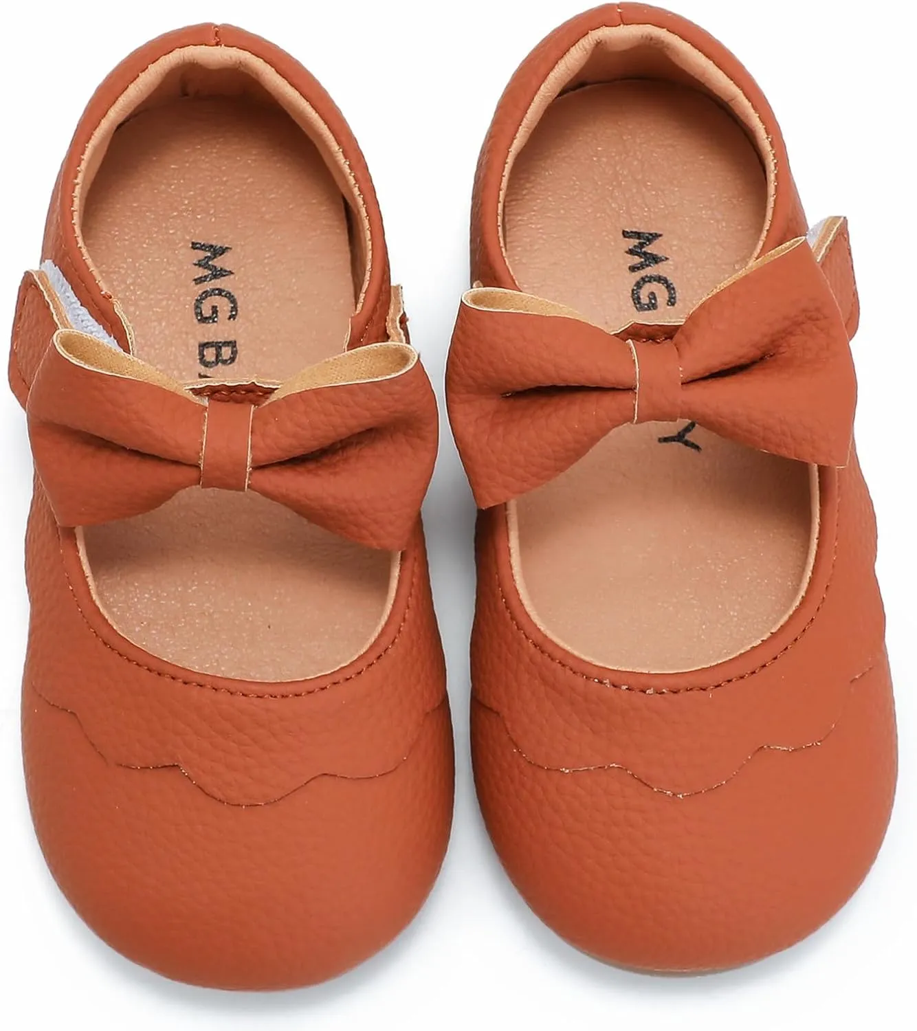 DADAWEN Girl's Classic Mary Jane Flats School Uniform Shoes Dress Shoes Party Wedding Shoes