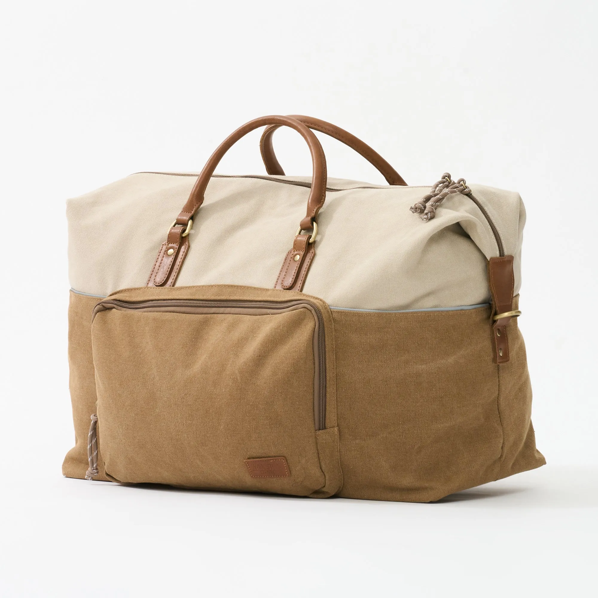 Dallas Two-tone Premium Canvas Weekend Bag
