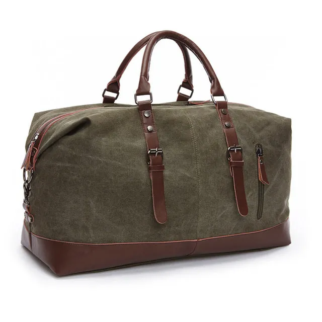 DB74 Original Z.L.D Canvas Leather Men Travel