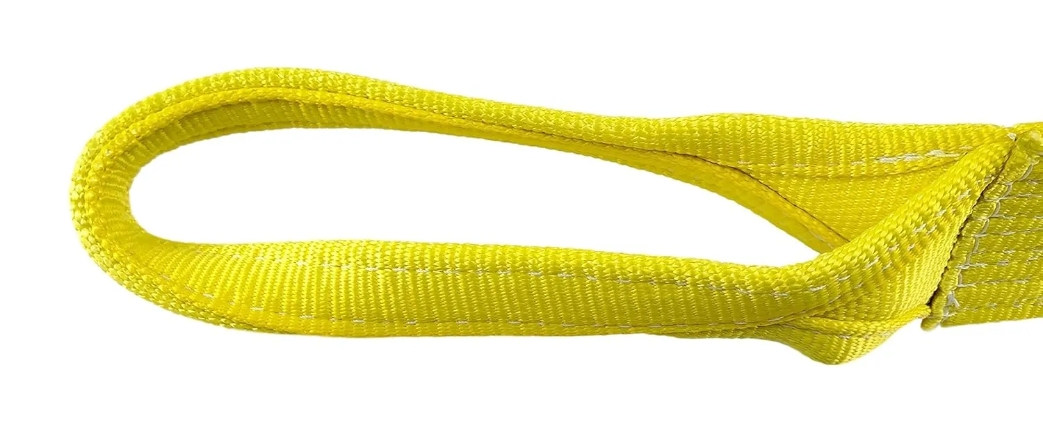 DD Sling (USA Made). Many Sizes in Listing! 4" x 6', 2 Ply Twisted Eye, Nylon Lifting Slings, Eye & Eye, Heavy Duty (900 Webbing), 11,500 lbs Vertical, 9,200 Choker, 23,000 Basket Capacity (4" x 6')