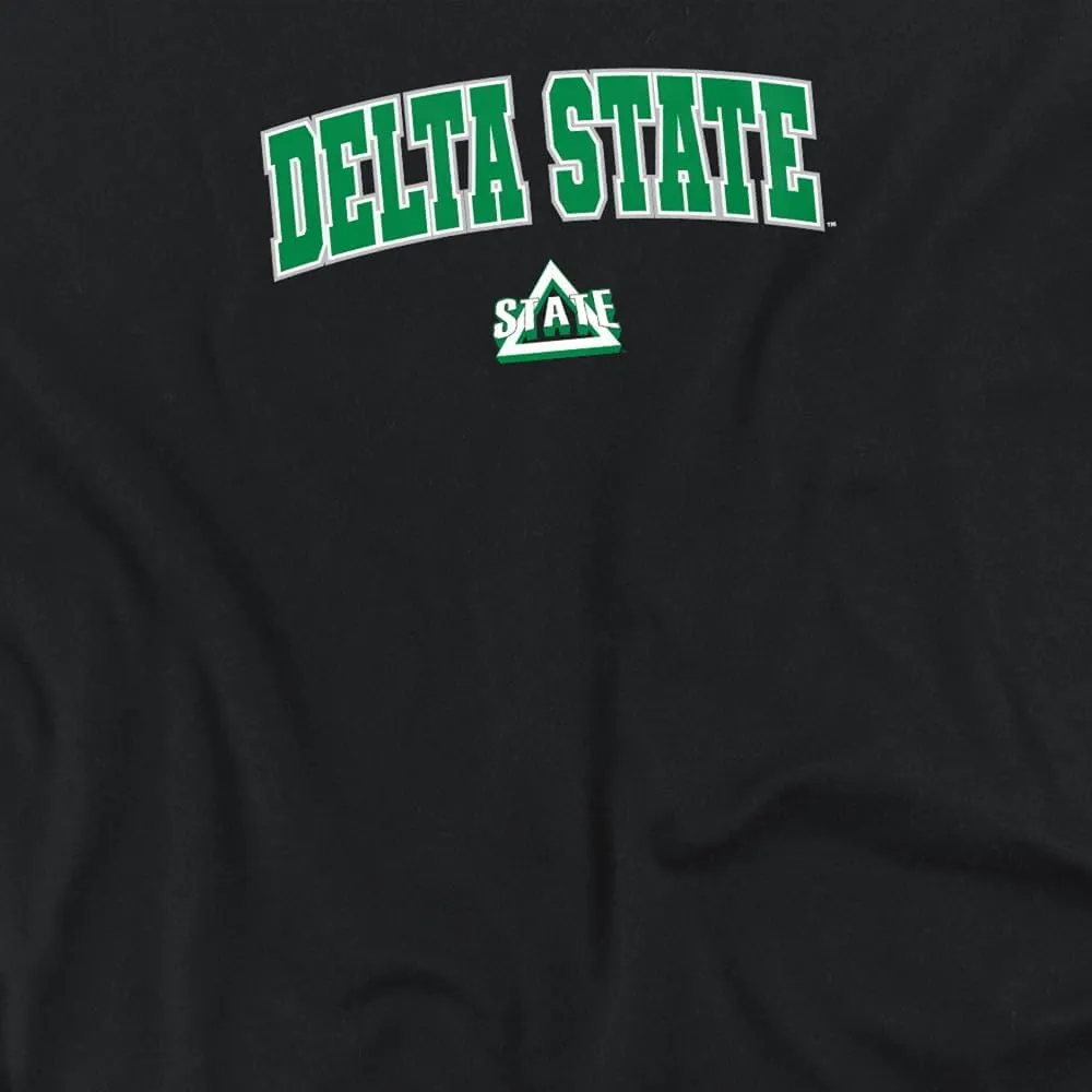 Delta State University Arch Logo Secondary Women's Apparel Loose T-Shirt