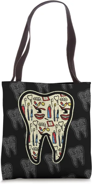 Dentist Illustration - Molar Imagery Decay Tote Bag