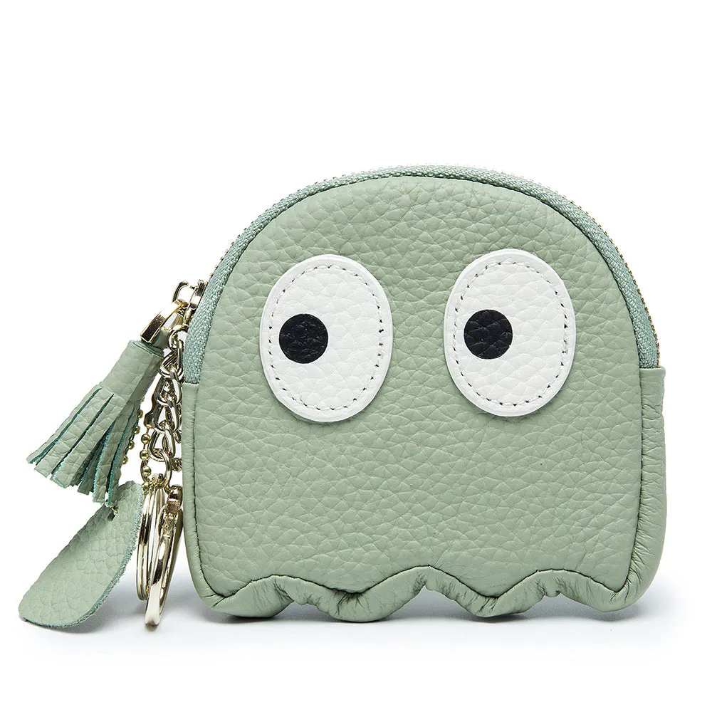 Design Cute Soft First Layer Cowhide Mini Coin Purses