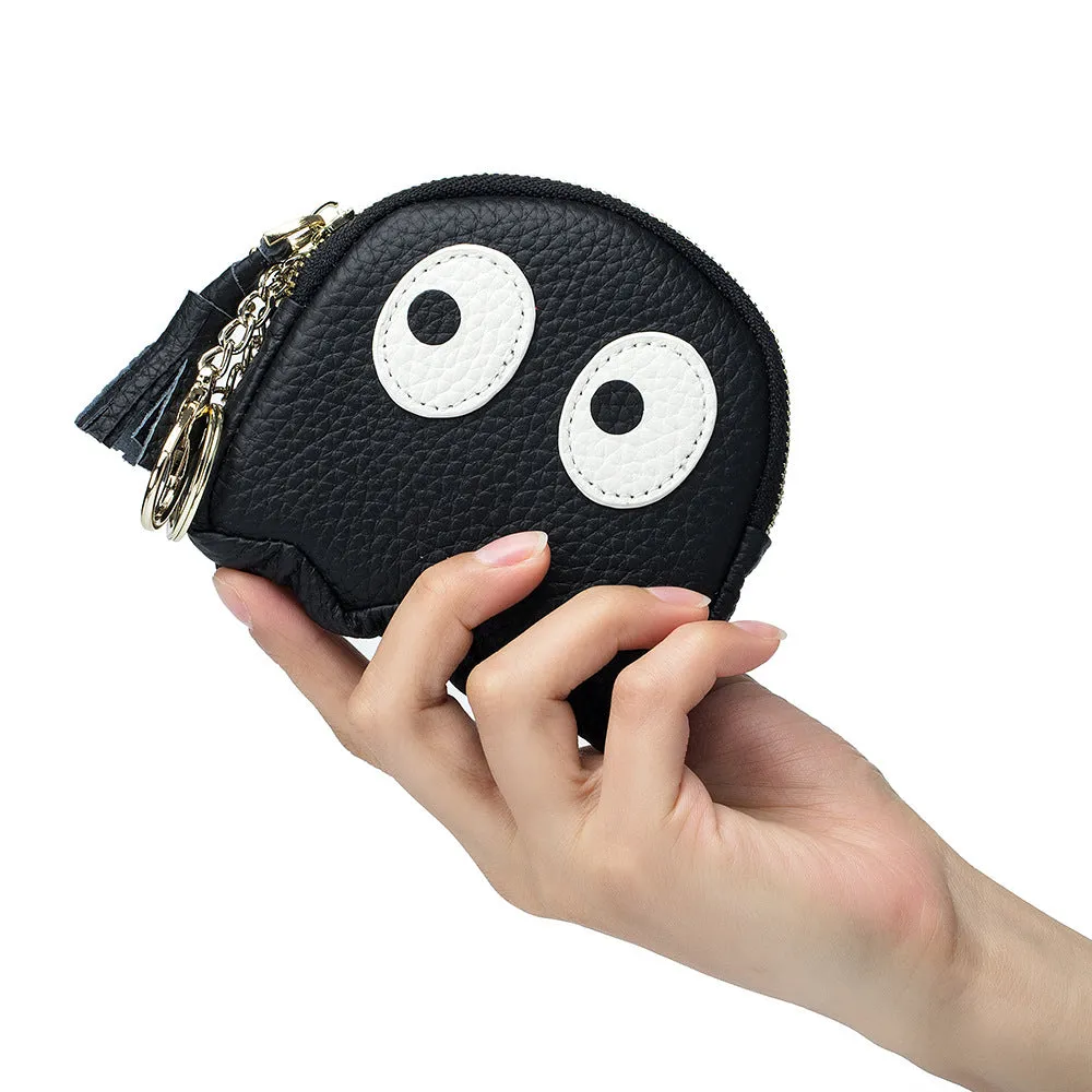 Design Cute Soft First Layer Cowhide Mini Coin Purses