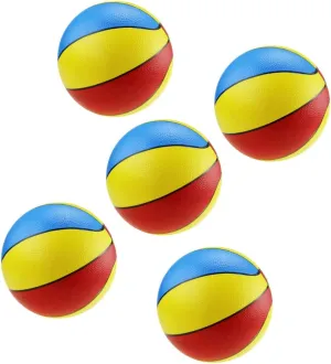 Didiseaon 5pcs Inflatable Beach Balls for Boys and Girls Thickened Party Balls for Swimming Pool Beach Games PVC Material Anti-Skid Design for Outdoor Fun and Backyard Activities