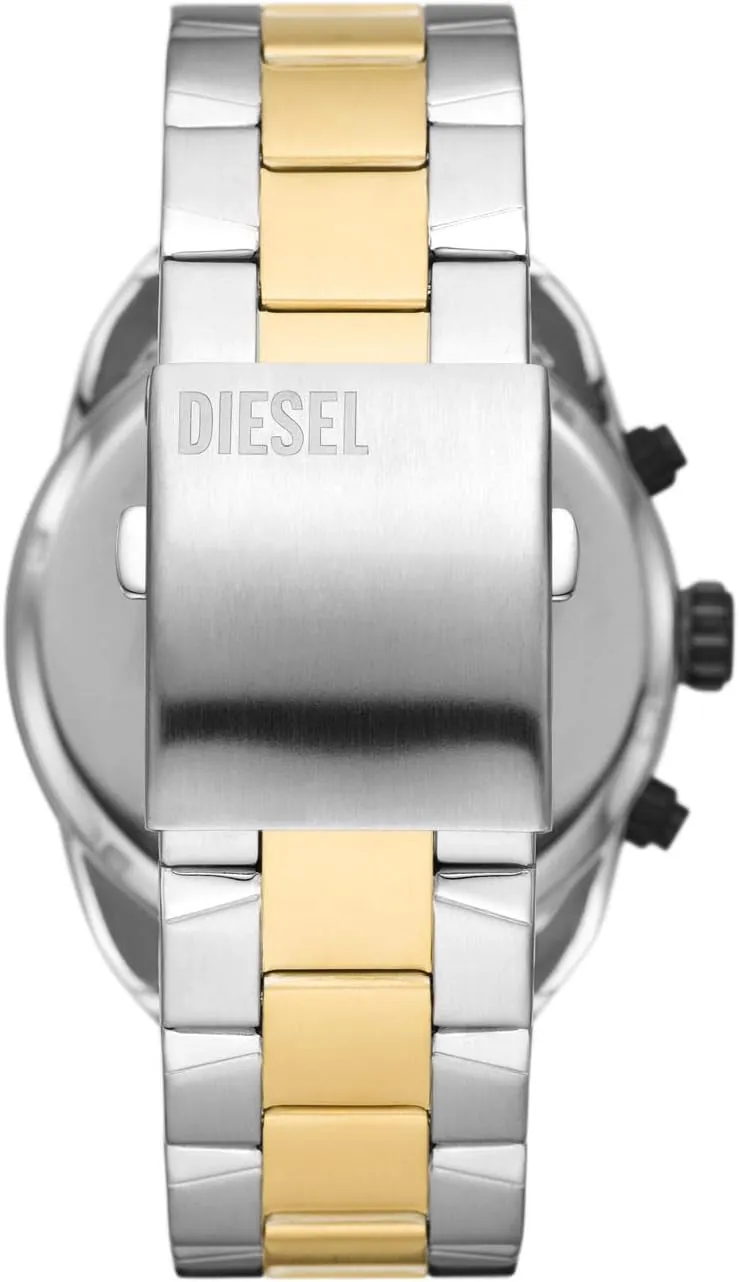 Diesel Spiked Men's Watch, Chronograph Watch with Stainless Steel Bracelet or Genuine Leather Band