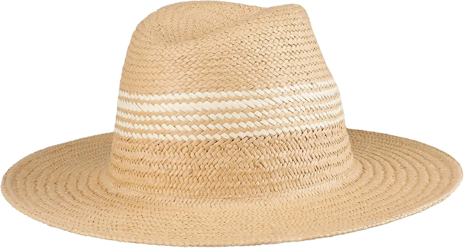 Dockers Men's Straw Fedora and Panama Hat