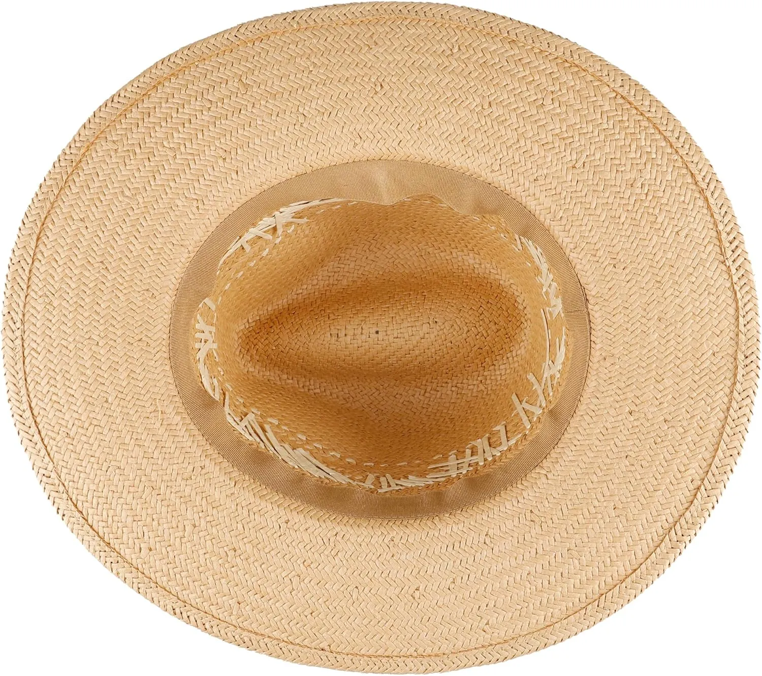 Dockers Men's Straw Fedora and Panama Hat