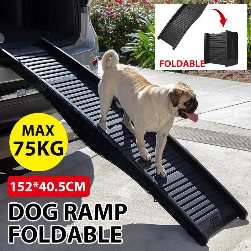 Dog Ramp Pet Car Suv Travel Stair Step Foldable Portable Lightweight Ladder