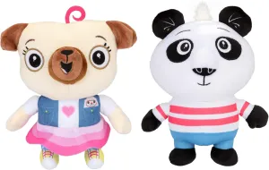 Doloowee Plush Nico and Chip Toys Best Buddies Official Licensed 8” Chip and Nico Stuffed Animal Toy Plush in 2-Pack Bundle