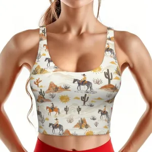 Dujiea Women's Sports Bra with Removable Padding High-Impact Sports Vest, Tank Top for Yoga, Gym, Running