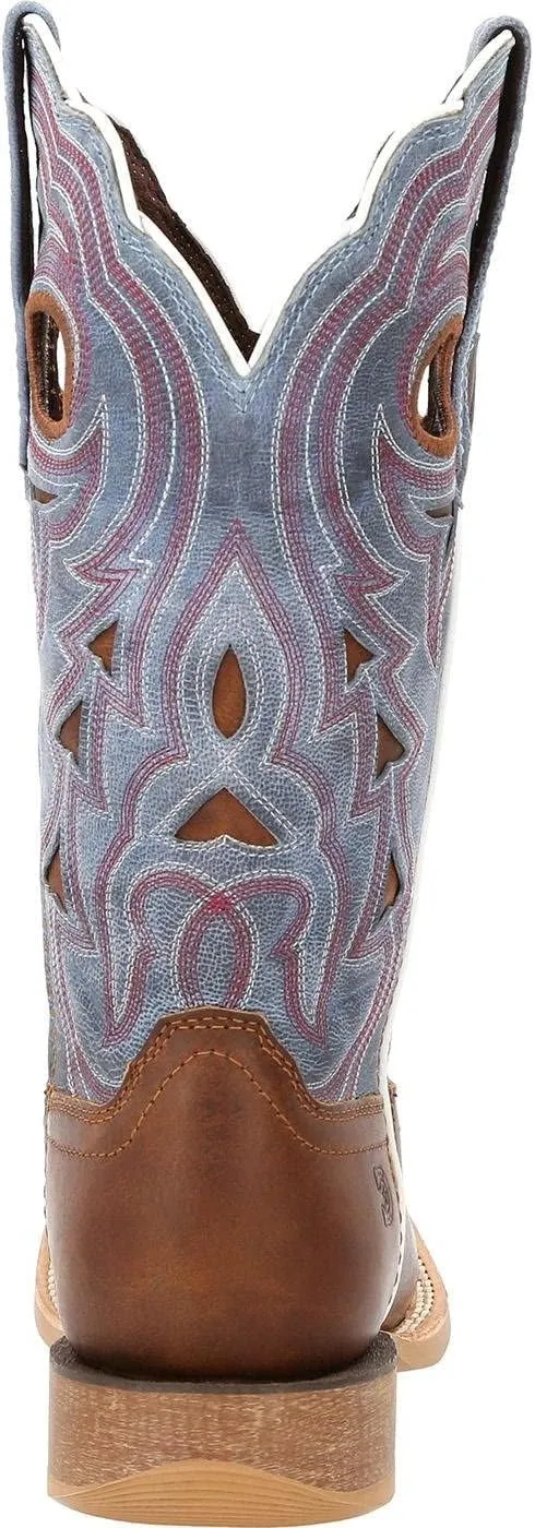 Durango® Lady Rebel Pro™ Women's Golden Brown & Periwinkle Western Boot