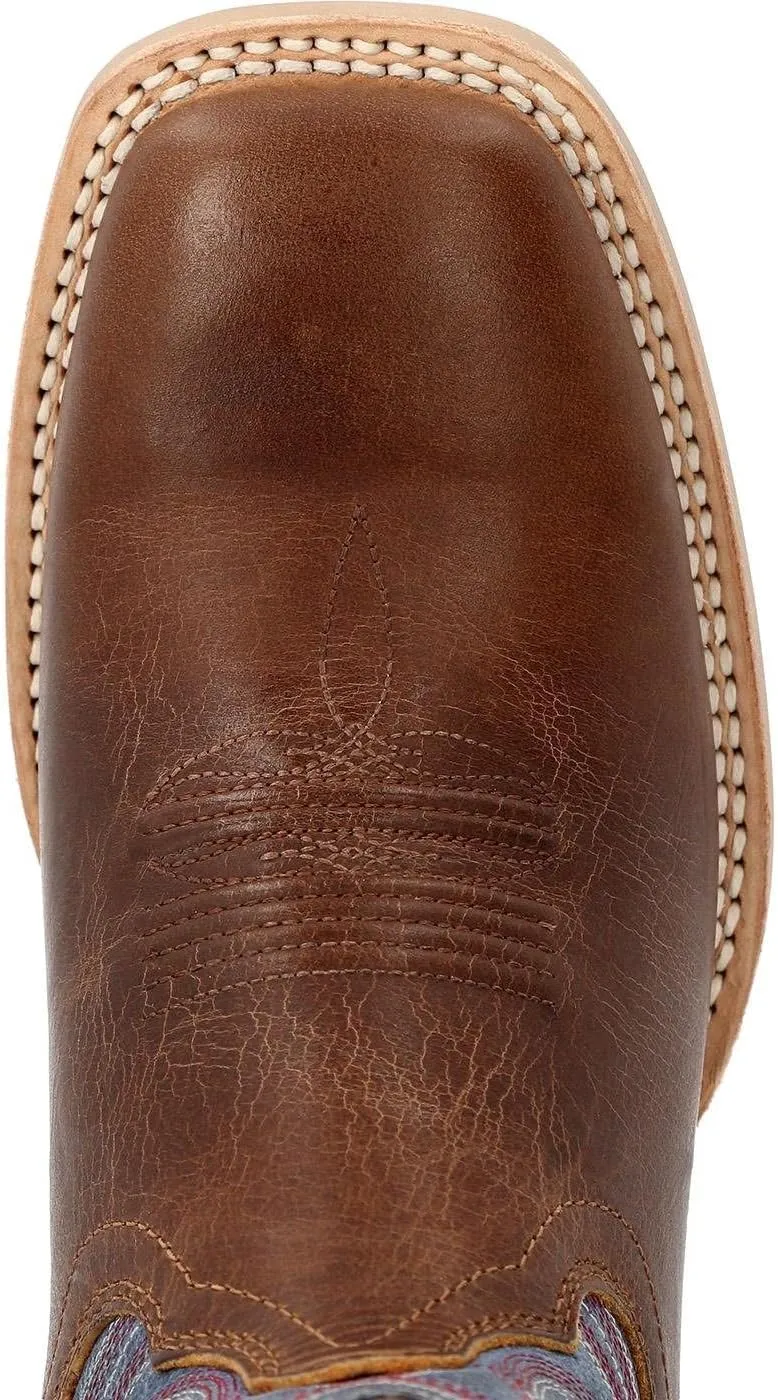 Durango® Lady Rebel Pro™ Women's Golden Brown & Periwinkle Western Boot