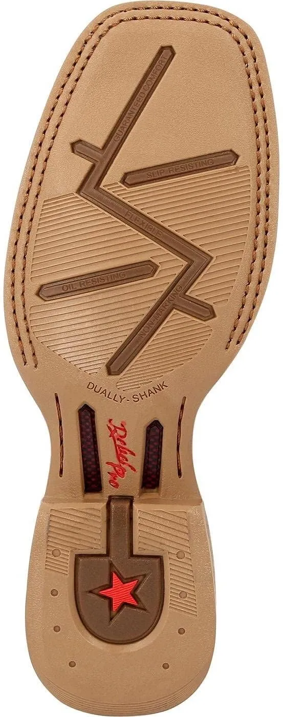 Durango® Lady Rebel Pro™ Women's Golden Brown & Periwinkle Western Boot