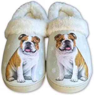 E&S Pets Snugg Slippers for Pet Lovers - Memory Foam House Slippers for Women - Plush Faux Fur Lining - Non-Slip Sole - 32 Dog and Cat Breeds