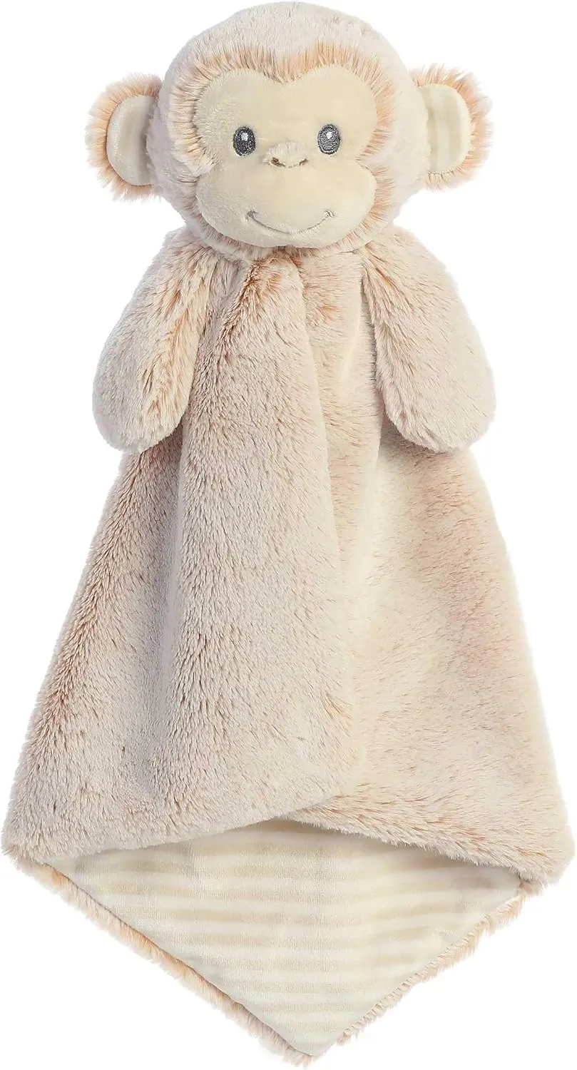 ebba Aurora® Snuggly Cuddlers Luvster™ Marlow Monkey Baby Stuffed Animal - Comforting Companion - Security and Sleep Aid - Brown 16 Inches
