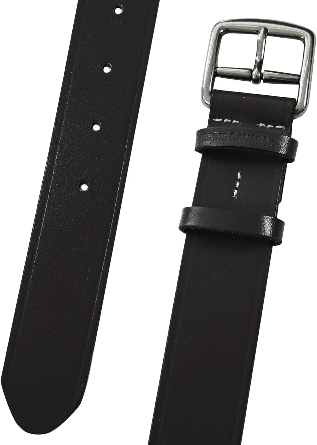 Eddie Bauer Women's Casual Leather Belts with Durable Metal Buckle