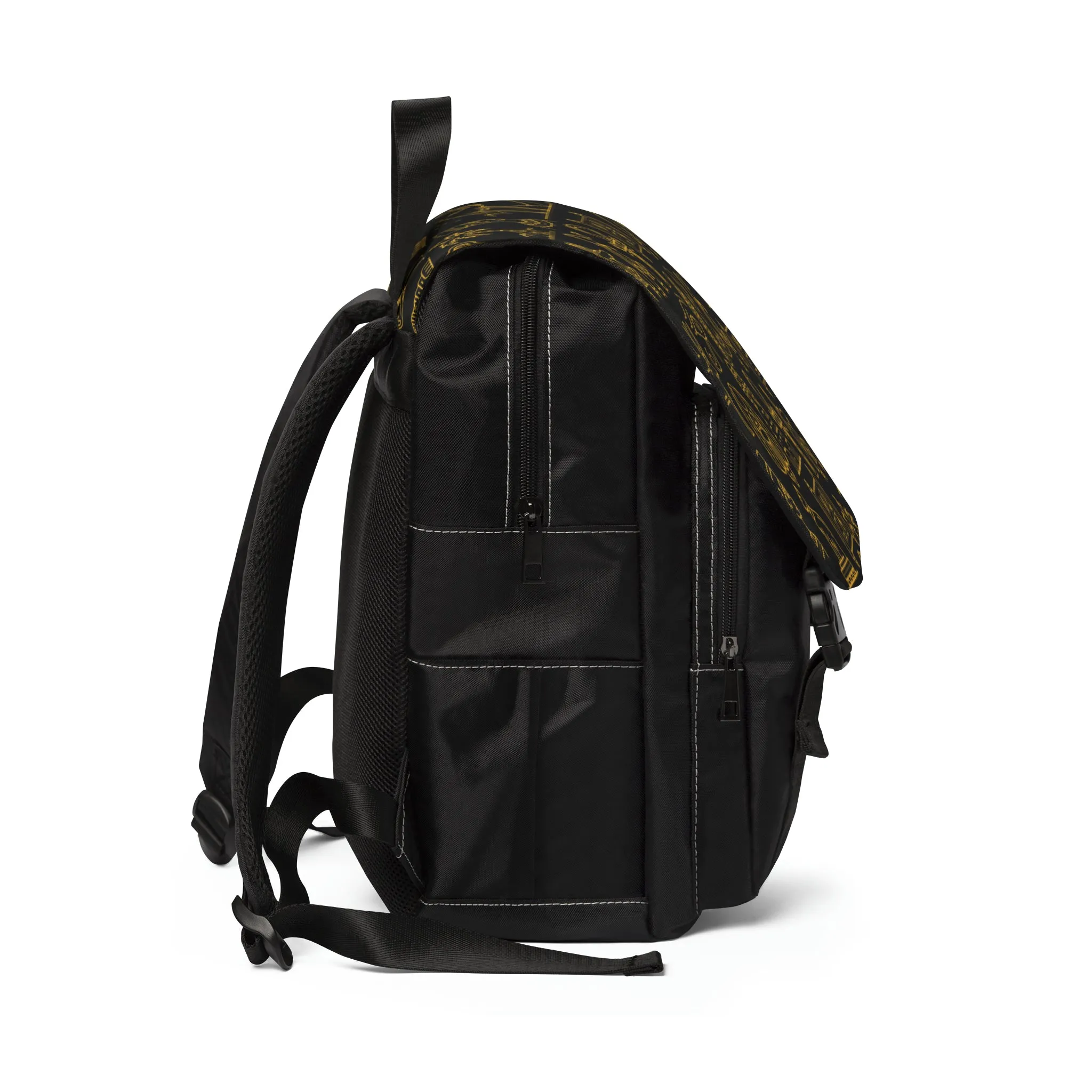 Egyptian Print Shoulder Backpack