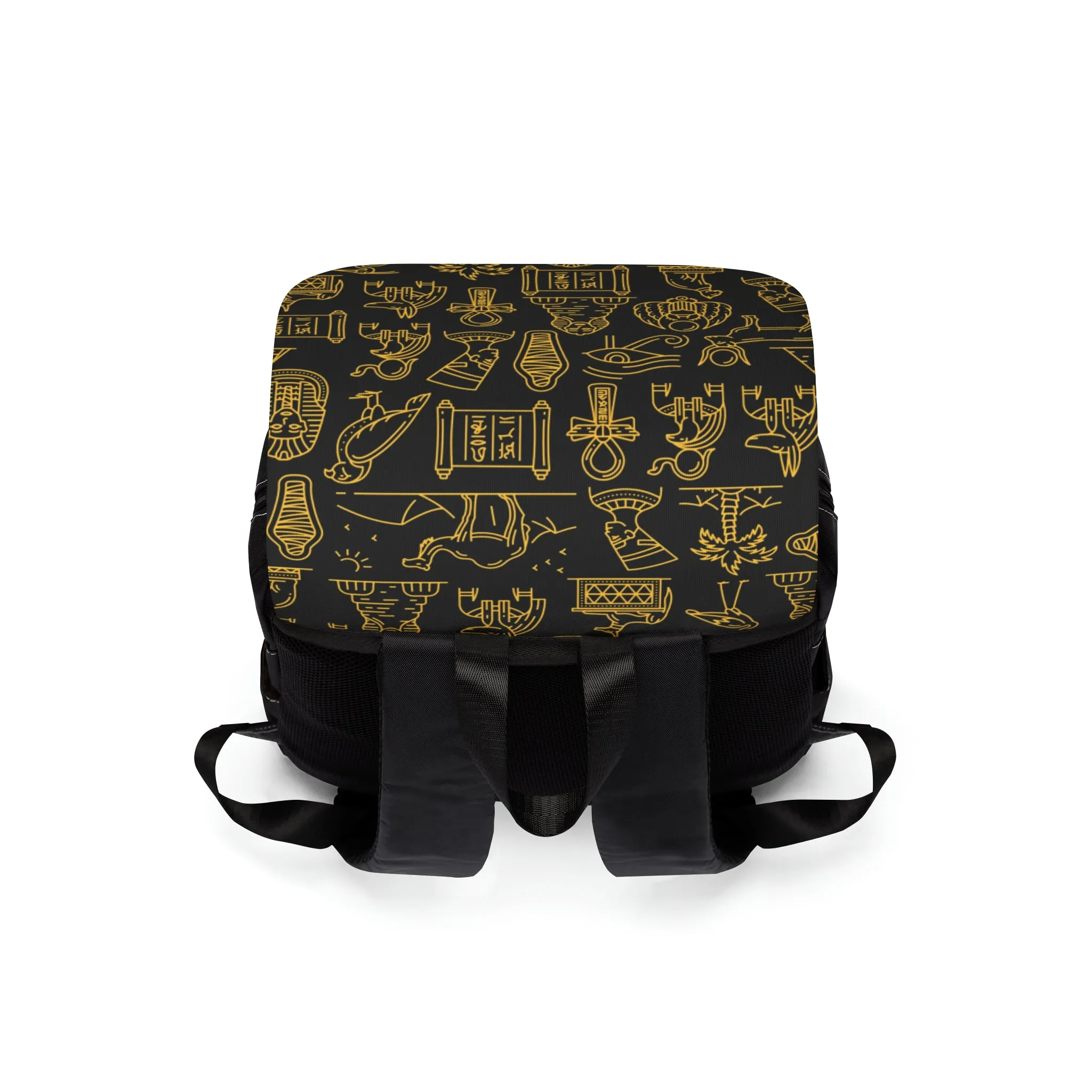 Egyptian Print Shoulder Backpack
