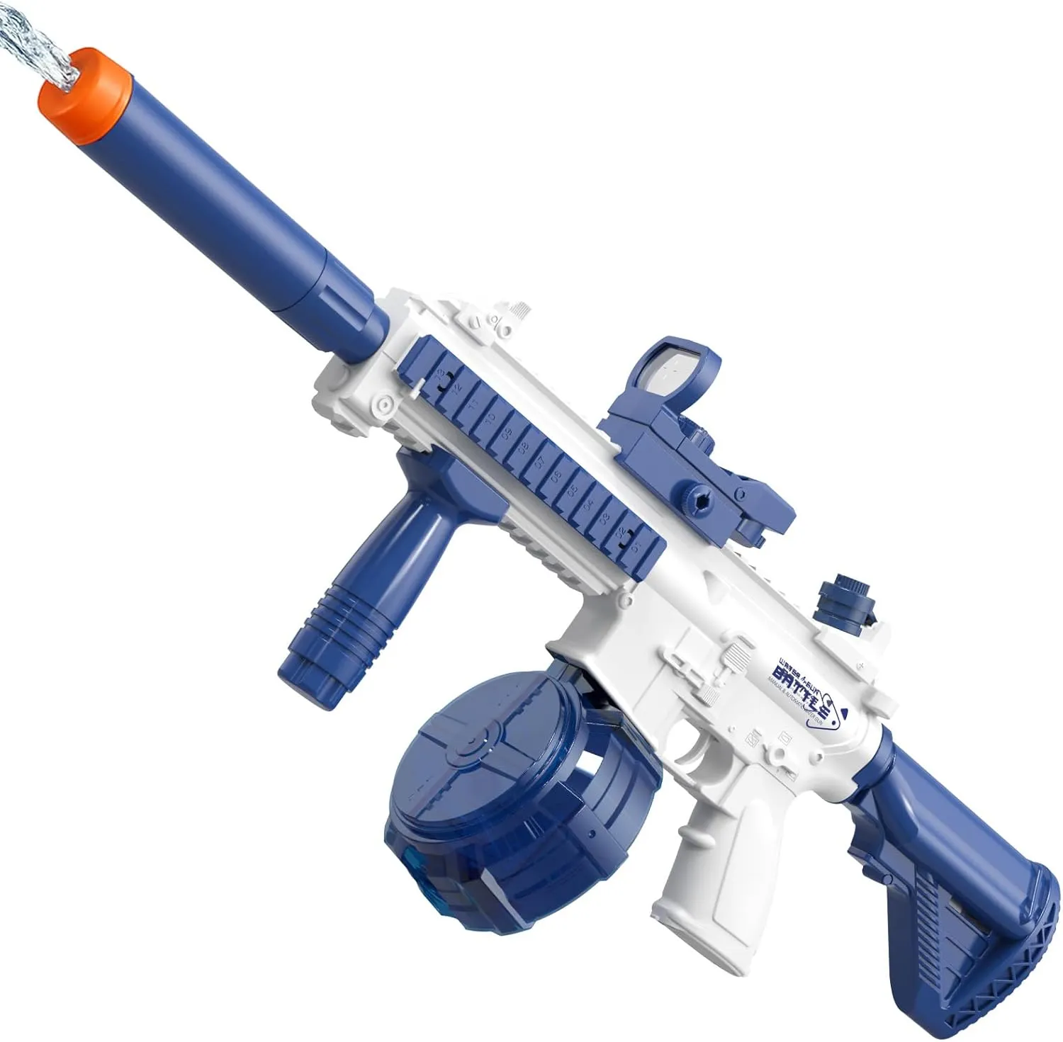 Electric Water Gun for Kids Adults,Water Blaster Squirt Guns with Light,Range up to 32ft,Summer Outdoor Beach Swimming Pool Party Toys Gifts for Boys Girls Ages 8 9 10 11 12 13 14