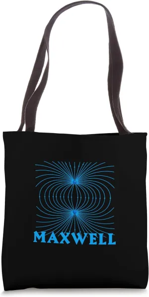 Electromagnetic Waves Maxwell Equations Physics Gift Blue Tote Bag
