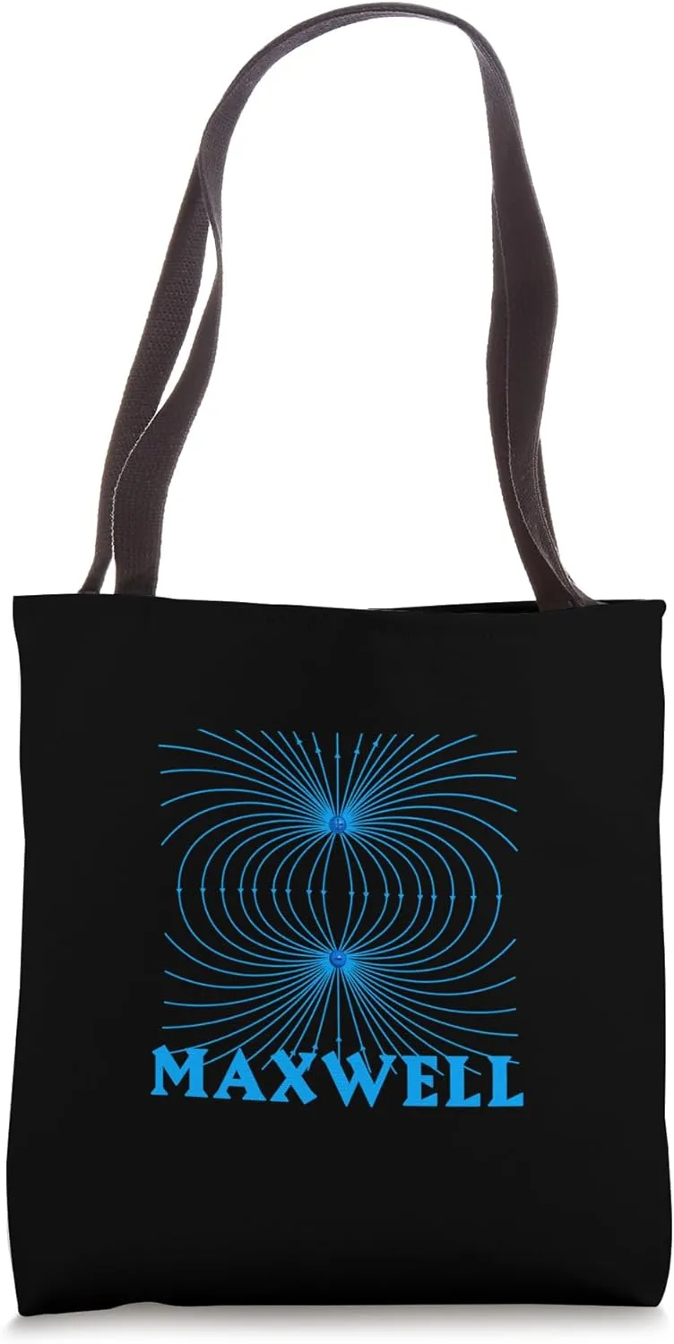 Electromagnetic Waves Maxwell Equations Physics Gift Blue Tote Bag