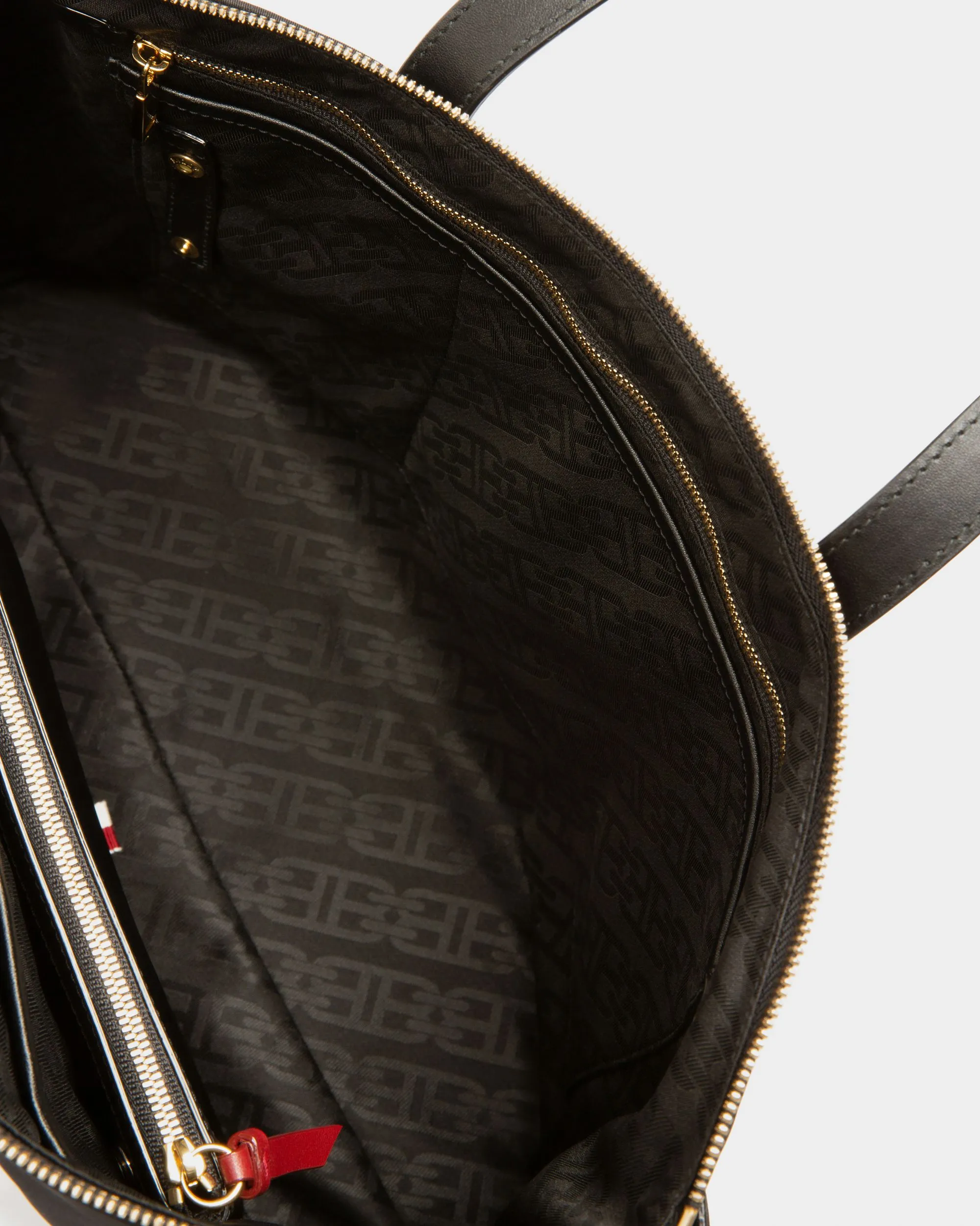 Embeth Recycled Nylon Tote Bag In Black