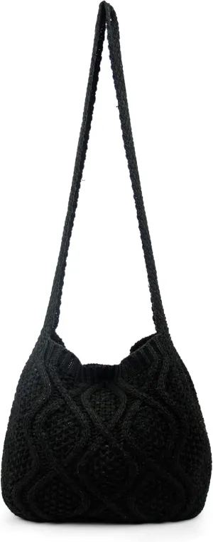 ENBEI Handmade Crochet Bag–Boho Chic Shoulder Bag, Aesthetic Kinted Bag,Cute Crossbody Bag,Beach, Shoppingor Daily Use