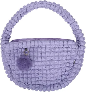 ETIAL Breathable Pet Sling Carrier Bag, Hands Free Puppy Carrier Purse with Secure Harness Clip, Crossbody Travel Bag for 0-11 lbs Small Cats Dogs Outdoor Shopping Hiking Walking (Purple)