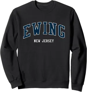 Ewing New Jersey Vintage Atheltic College Style Sweatshirt