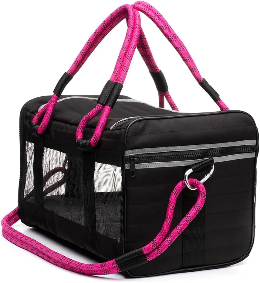 Expedited shipping Airline-Compliant Retro-inspired Pet Carrier.