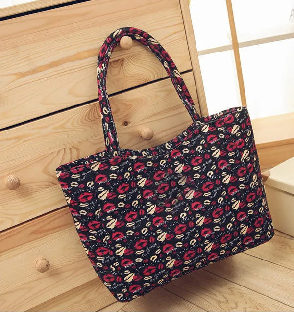 Eye-catching Hand Bag Minimalist Beach Floral