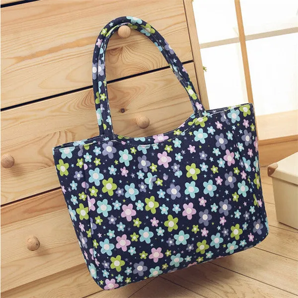Eye-catching Hand Bag Minimalist Beach Floral