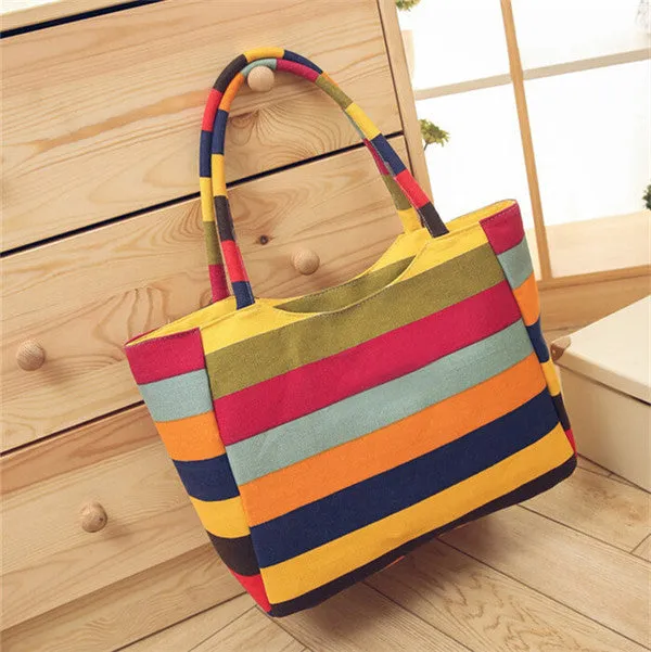 Eye-catching Hand Bag Minimalist Beach Floral