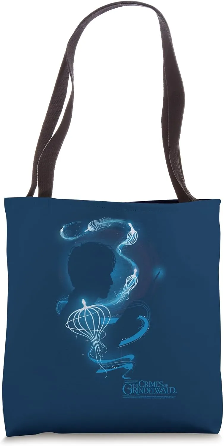 Fantastic Beasts: The Crimes of Grindelwald Newt Silhouette Tote Bag