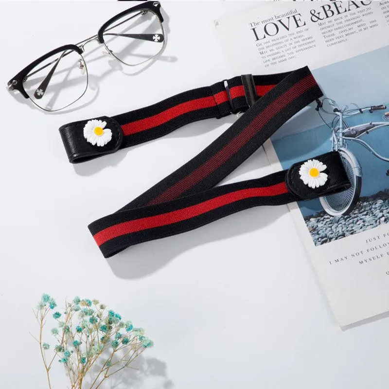 Fashion Lazy Belt Stretch Belt Elastic Belt Girl Student Jeans Seamless Belt Simple Women's Belt Elastic Band Student Belt
