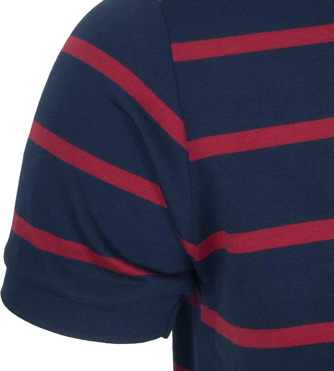 FC Barcelona Official Soccer Gift Mens Striped Polo Shirt