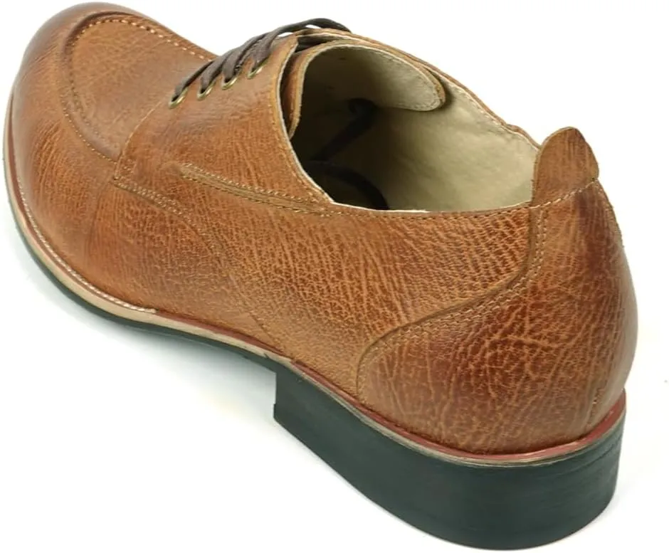 FI-9048 Genuine Leather Lace Up