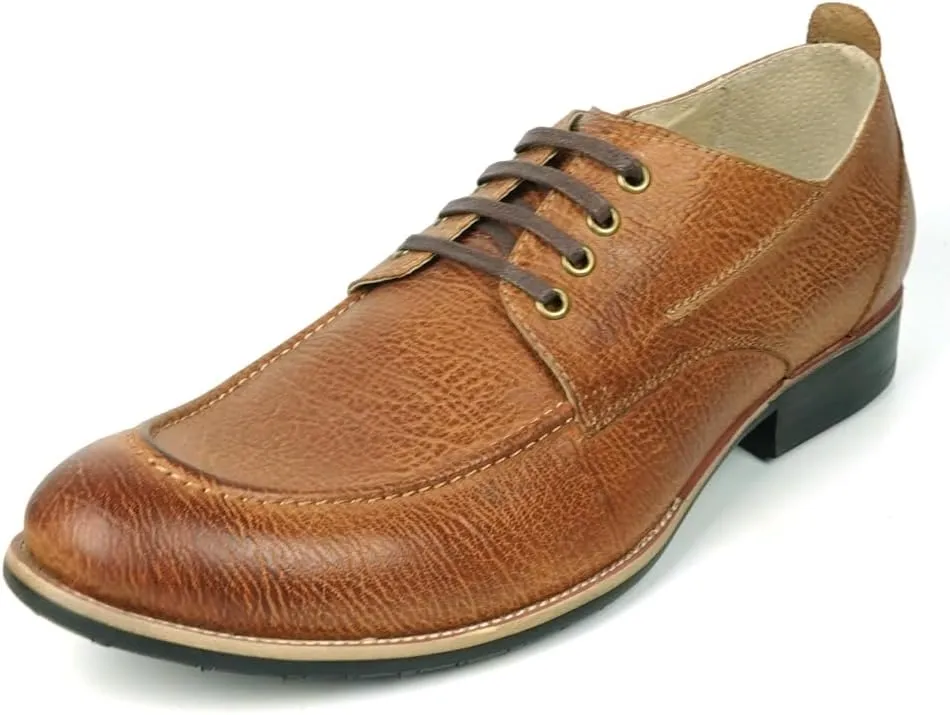 FI-9048 Genuine Leather Lace Up