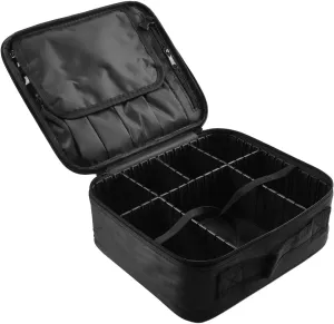 Fishing Reel Organizer, 1860D Oxford Cloth Reel Set Case with Adjustable Dividers,Padded Lining, Multi Carrying Ways for All Type Fishing Reels Fishing Saltwater Trolling(S)