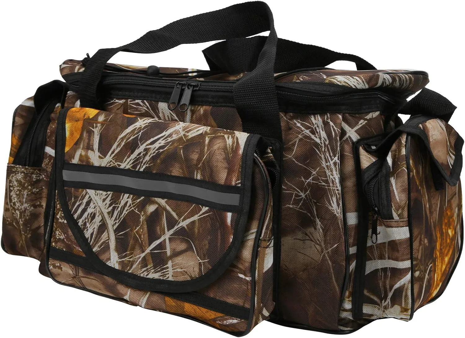 Fishing Tackle Pack, Large Capacity Fishing Bag with Adjustable Internal Space, Multifunctional for Storage Pockets, with Shoulder Strap