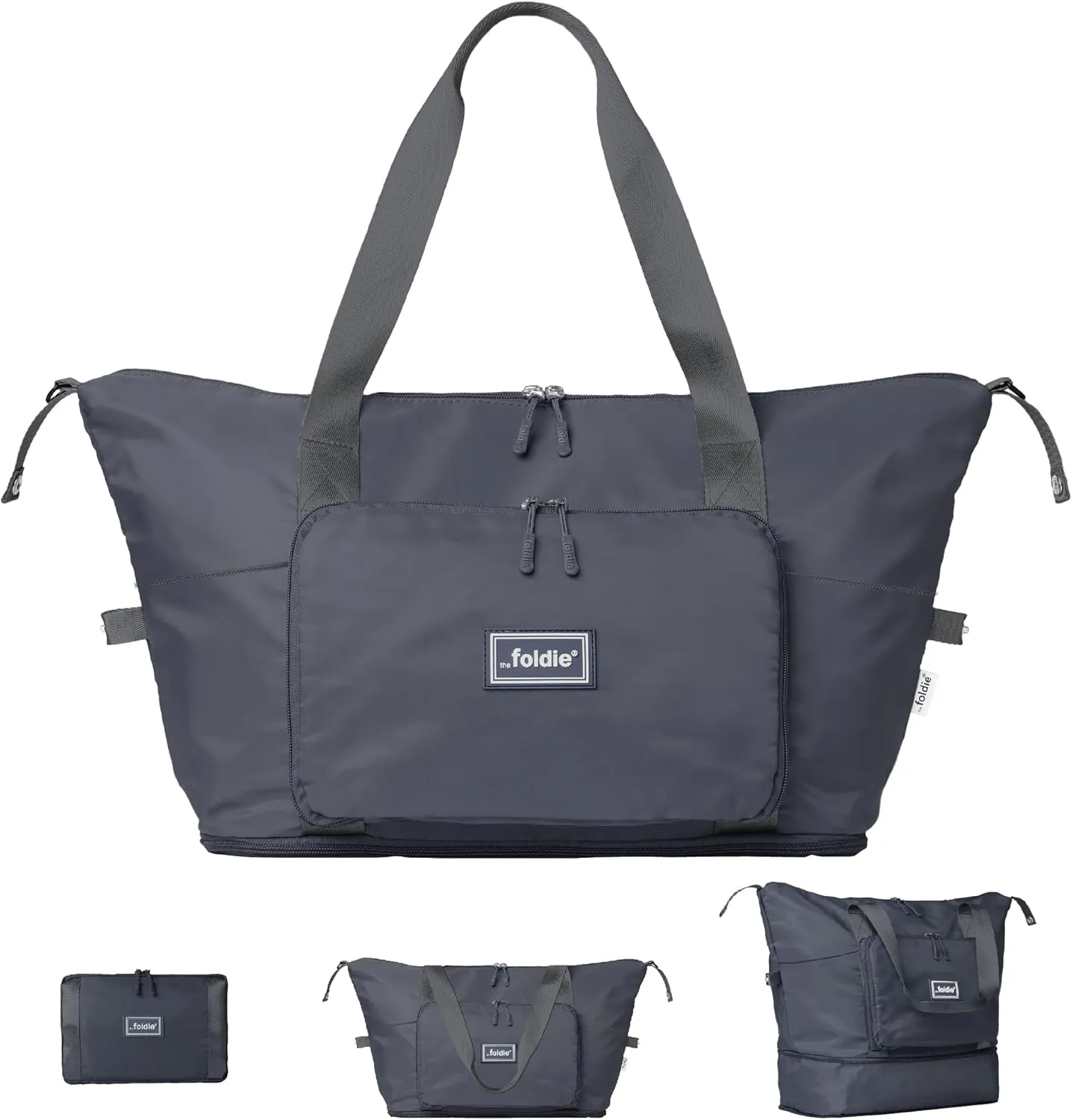 Foldable Travel Tote Bag for Women - 40L Weekender Bag with Multiple Pockets - Carry On Personal Item Travel Bag