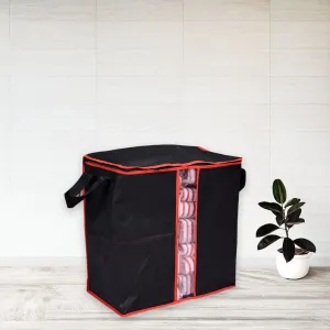 for (Black) Storage Eco-friendly Cloth Boxes Quick turnaround Organizer Bag Storage Wardrobe Closet