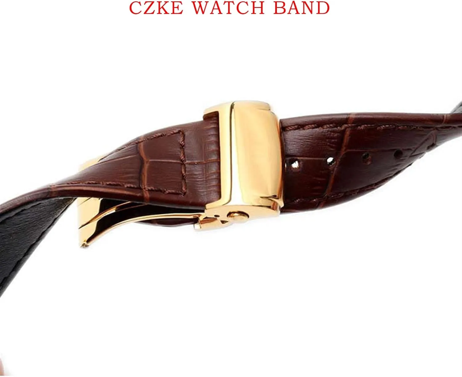 for Maurice Lacroix Eliros watchband First Layer Calfskin 20mm 22mm with Folding Buckle Black Brown Cow Genuine Leather Strap