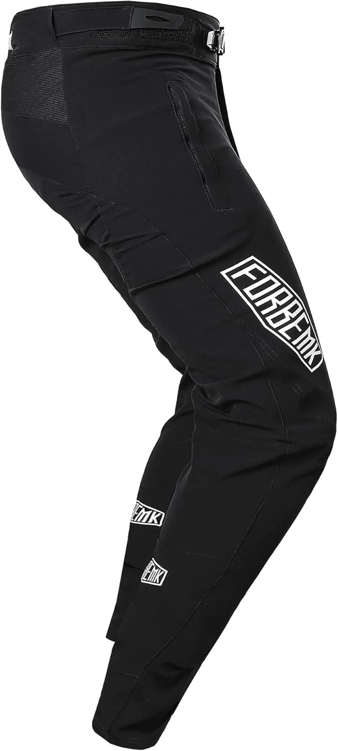 FORBEMK Men's Mountain Biking Cycling MTB Riding Pants,Quick-Dry Lightweight Breathable BMX Downhill Bike Pants