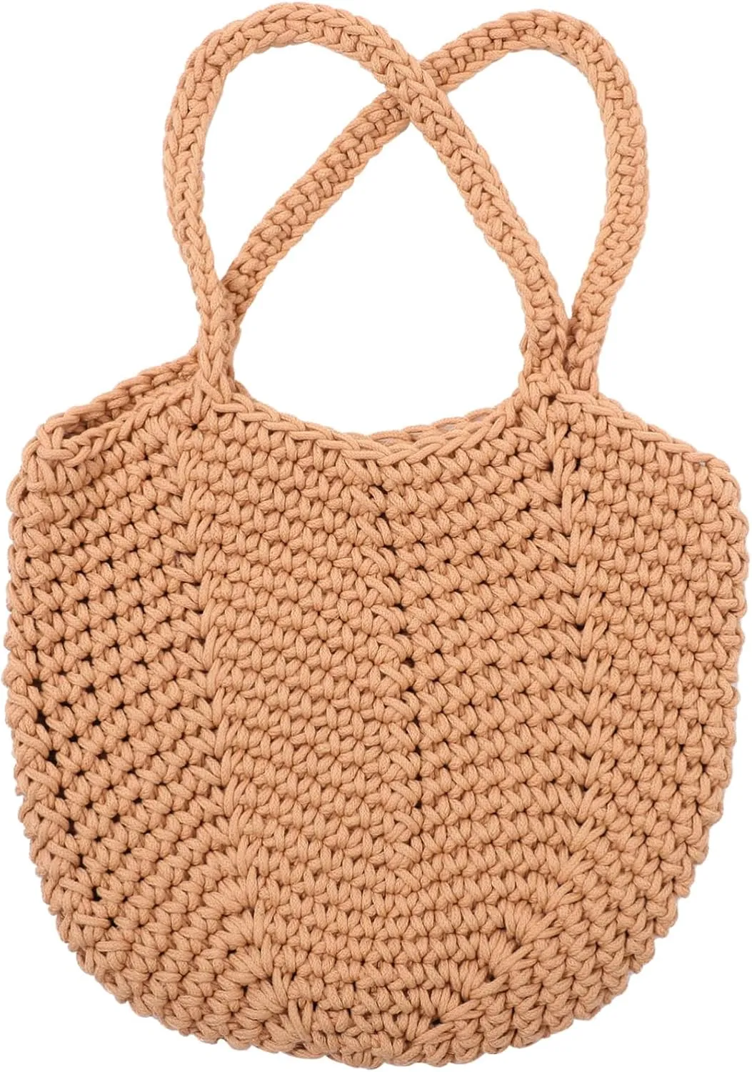 FRCOLOR Woven Tote Bag for Women Lightweight Summer Tote Versatile Handbag for Beach Vacation and Daily Use