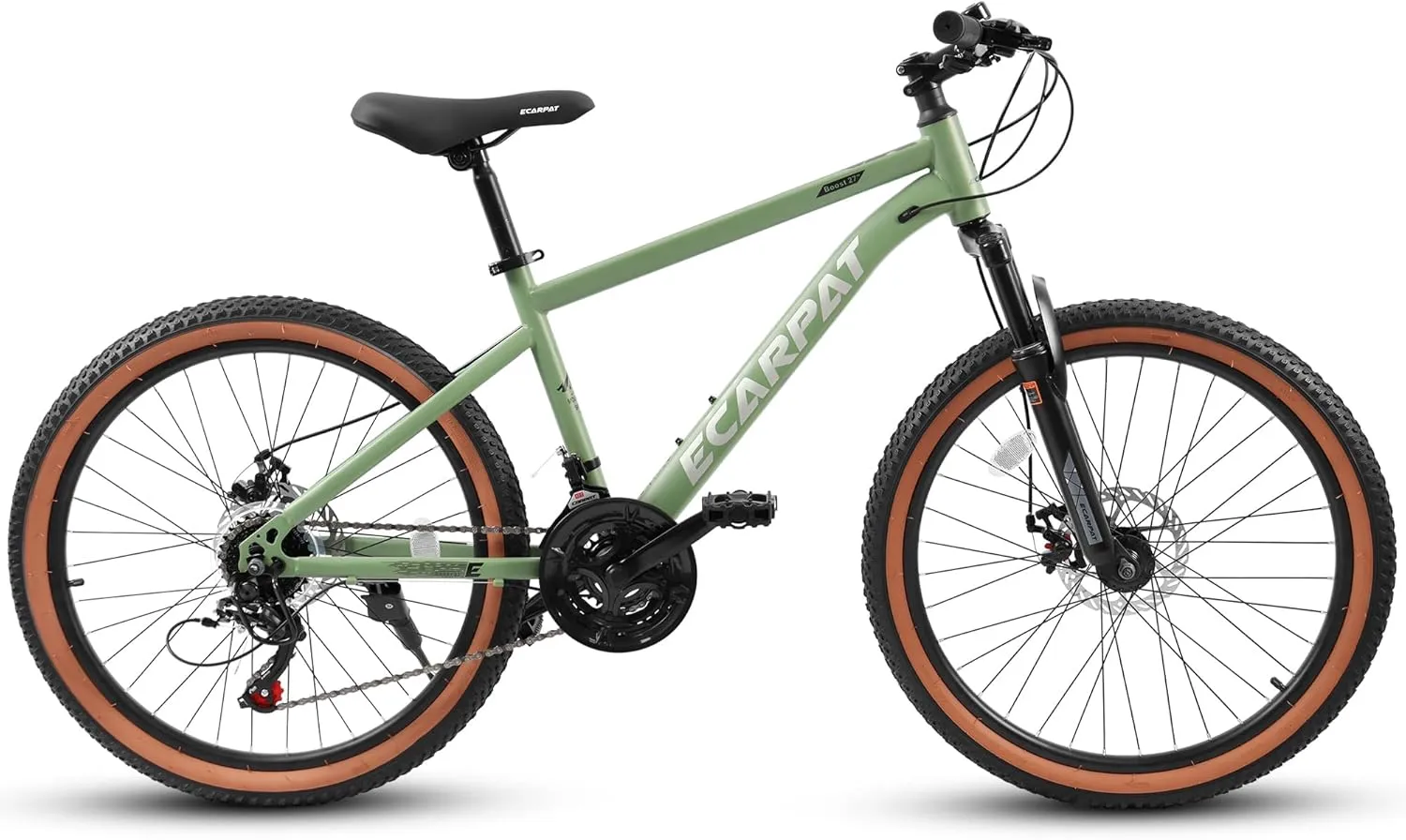 Full Dual Suspension Mountain Bike 24/26/27.5 Inch, Mountain Bike for Mens Womens, Student Work with 21-Speed Disc Trail Commuter City Snow Bicycles