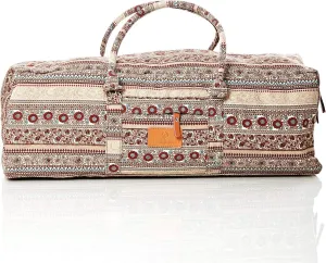 Full-Zip Extra Large Yoga Mat Tote Bag with Multi-Functional Storage Pockets for Sports Gym Pilates »Ghanpati«