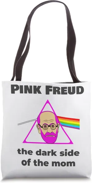 Funny Psychology Freud Pink dark side of the mom freudian Tote Bag