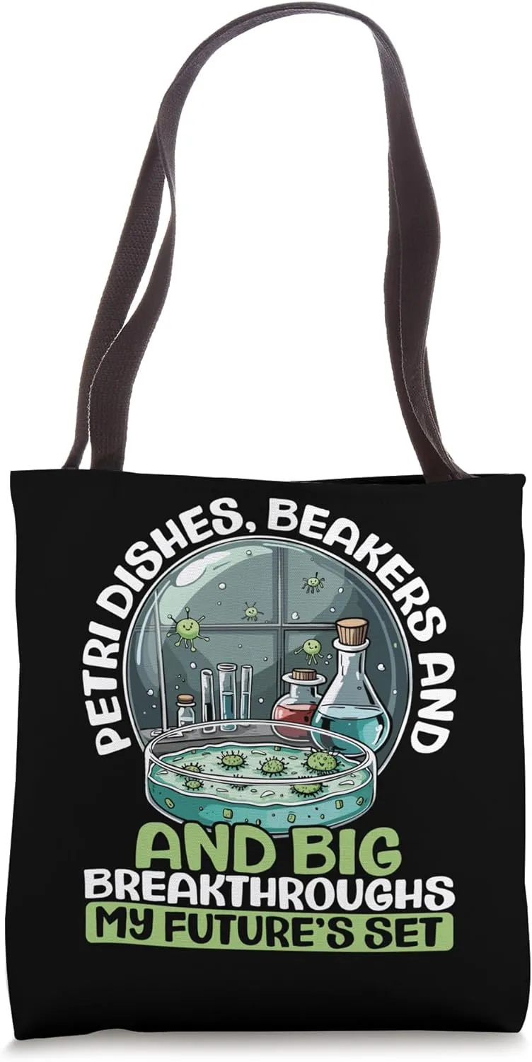 Future Microbiologist Student Science Microbiology Tote Bag